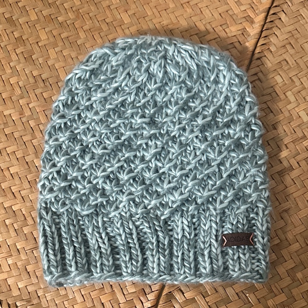 adidas Light Blue Knit Beanie